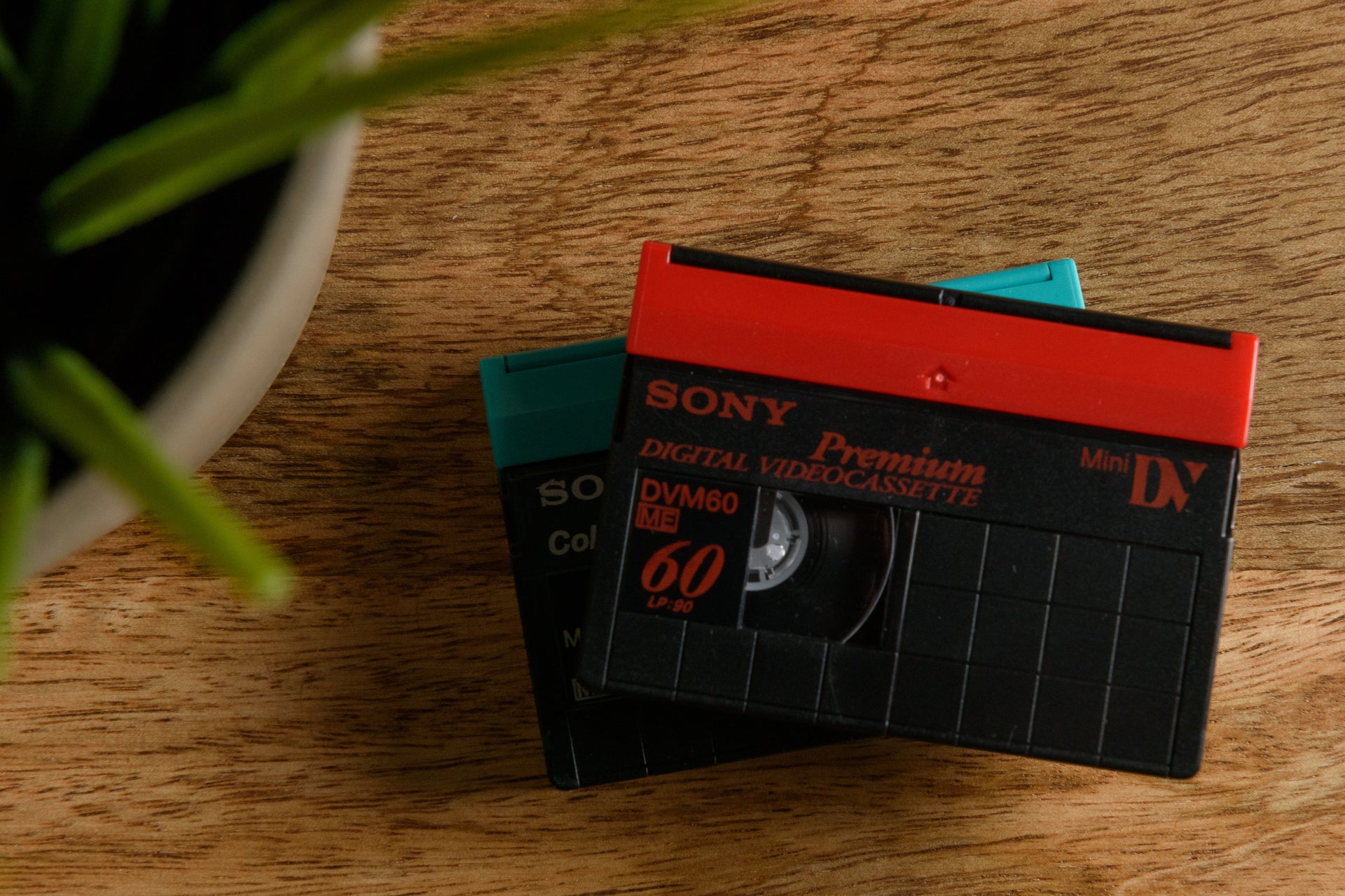 Old 8mm Video Cassette and Mini Dv Stock Image - Image of analog