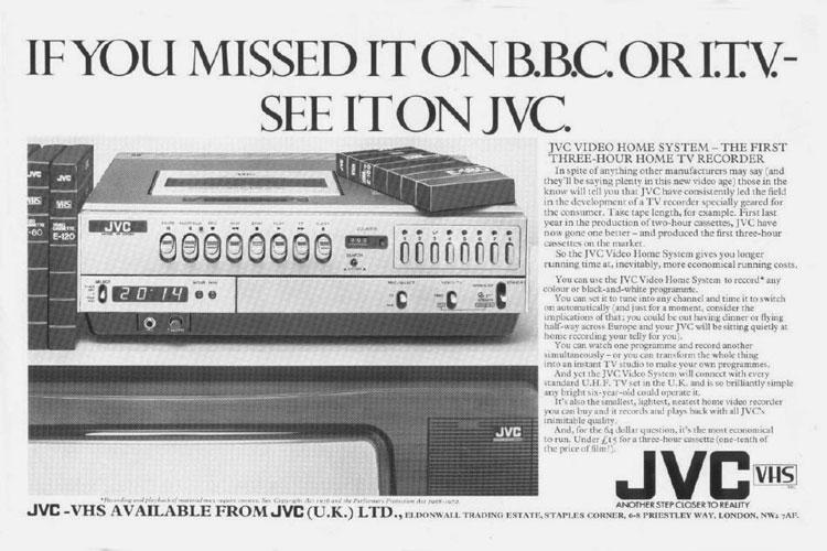 When Did the VCR Become Popular?