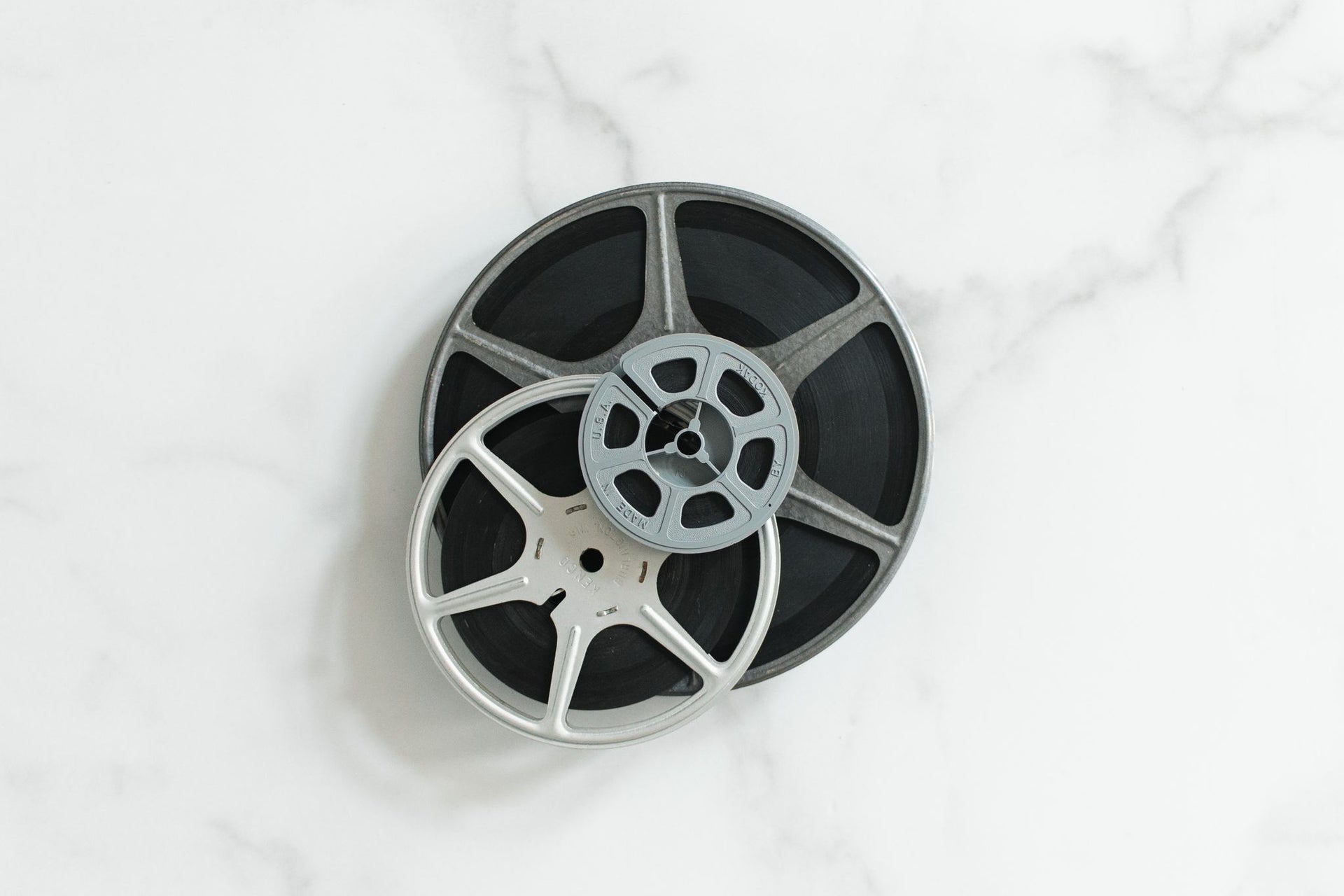 Idea for old film reels instead of old wheels.