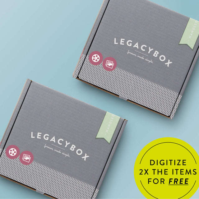 Legacybox Digitizing Kit Buy One, Get One FREE Offer