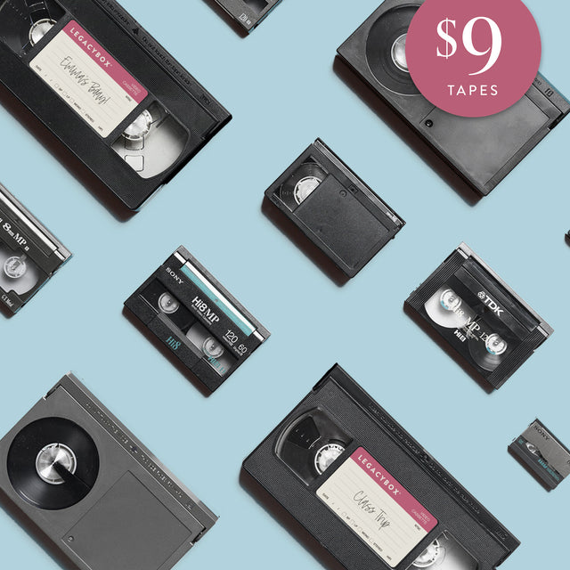 $9 Tape & Film Transfers – Legacybox