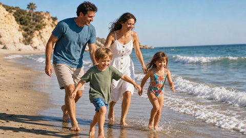 Digitized family vacation memory
