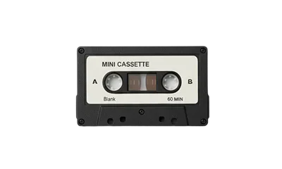 Micro cassette tape that Legacybox accepts for digitization and converts to digital audio files to preserve voice recordings and dictation